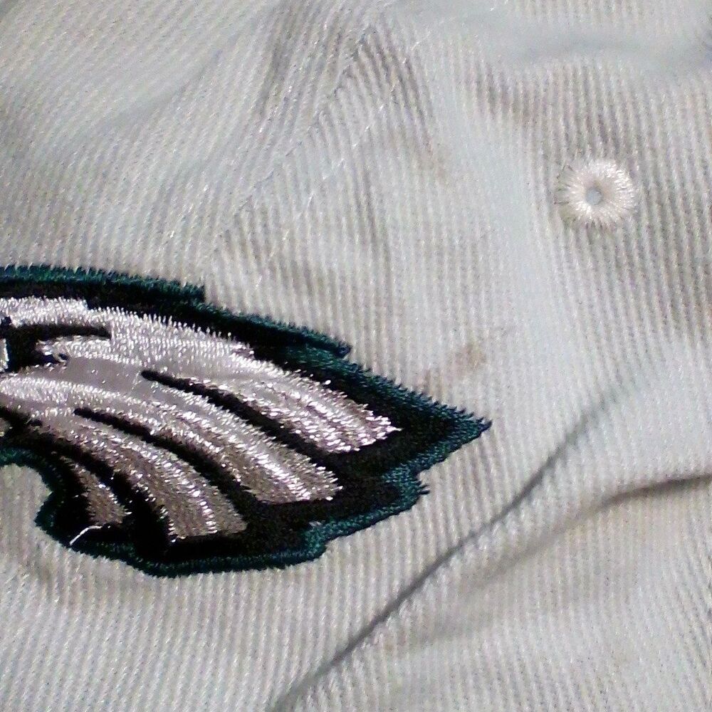 Vintage Philadelphia Eagles NFL 90s Mens Promotional Strapback Hat Casual Adult - Picture 10 of 10